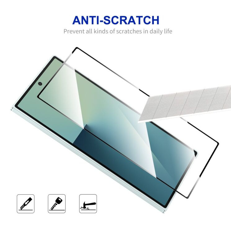 Защитное стекло HAT PRINCE Full Glue Cover для Samsung Galaxy Fold 8 Ultra - Black (424057B) Защитное стекло HAT PRINCE Full Glue Cover для Samsung Galaxy Fold 8 Ultra - Black: фото 4 из 8