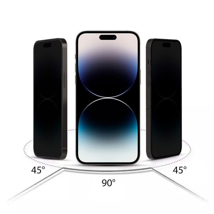 Защитное стекло HOFI Privacy для Samsung Galaxy S24 Ultra (S928) - Black: фото 2 из 6
