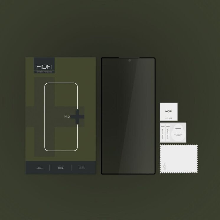Защитное стекло HOFI Privacy для Samsung Galaxy S24 Ultra (S928) - Black: фото 6 из 6