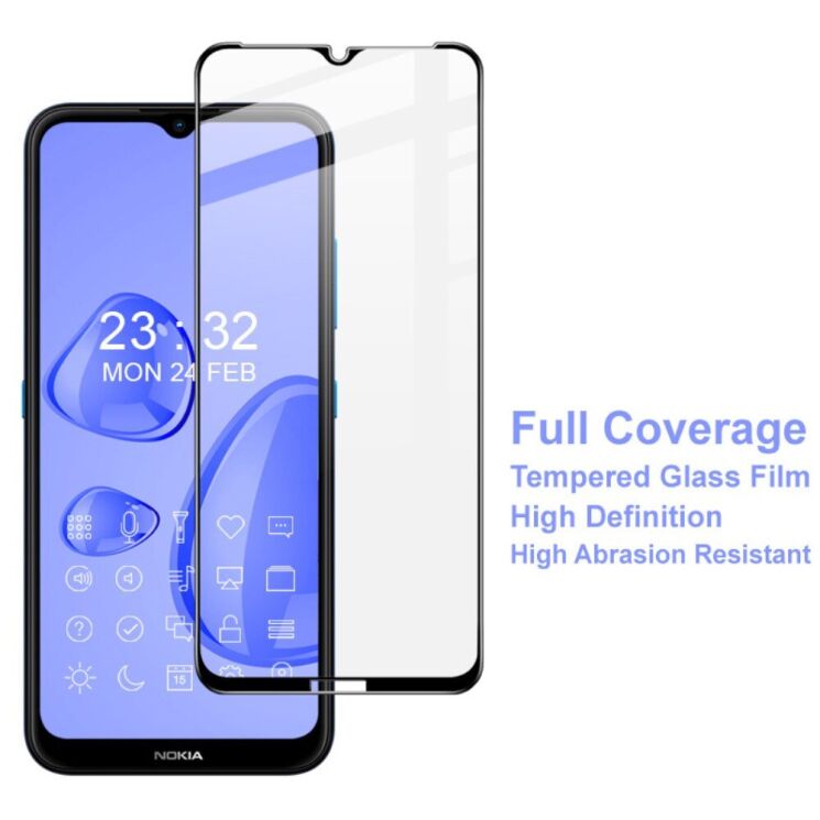 Защитное стекло IMAK 5D Pro+ Full Glue для Nokia G10 / G20 - Black: фото 3 из 9