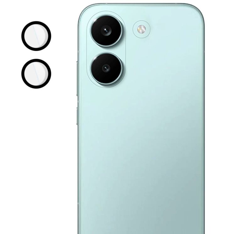 Защитное стекло IMAK Camera Black Lens для Xiaomi Poco X8 Pro - Black: фото 2 из 8