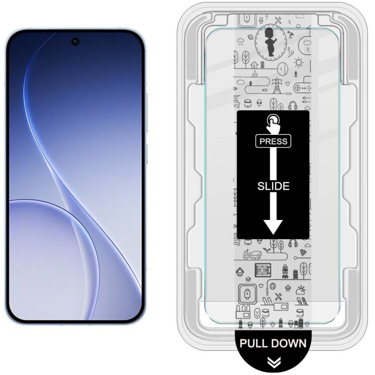 Защитное стекло IMAK H Install Screen Guard для OPPO Reno 15 Pro: фото 2 из 11