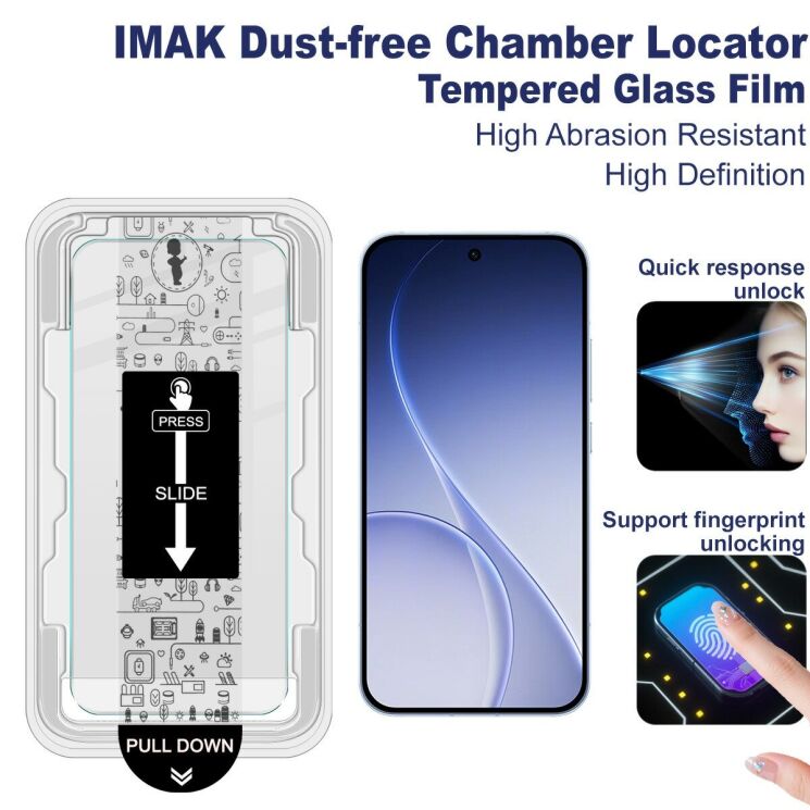 Защитное стекло IMAK H Install Screen Guard для OPPO Reno 15 Pro: фото 3 из 11