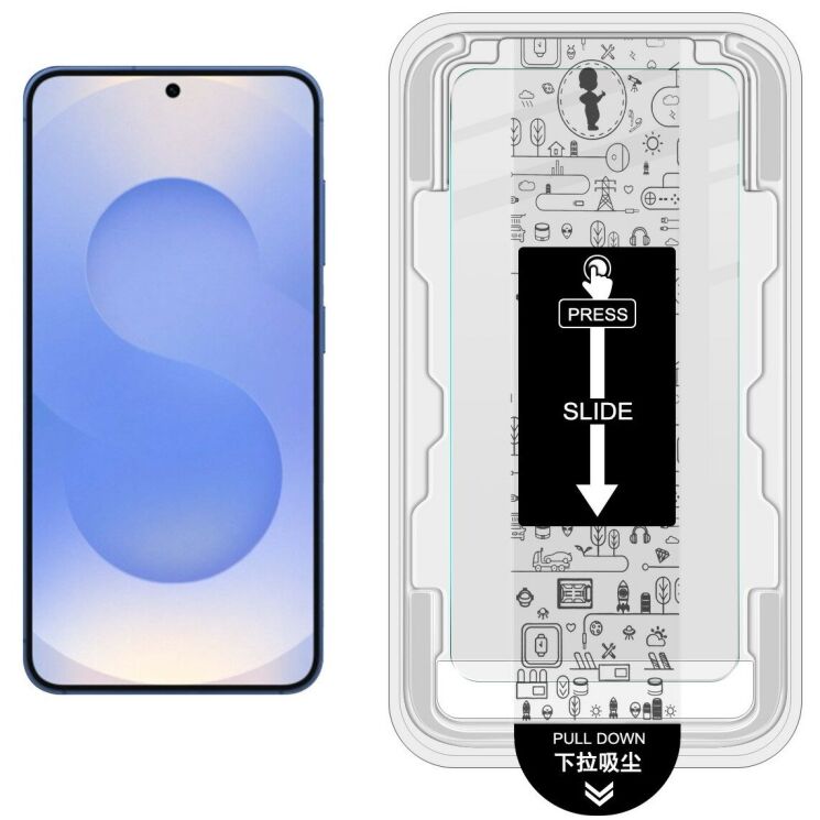 Защитное стекло IMAK H Install Screen Guard для Samsung Galaxy S25 Plus (S936): фото 2 из 11