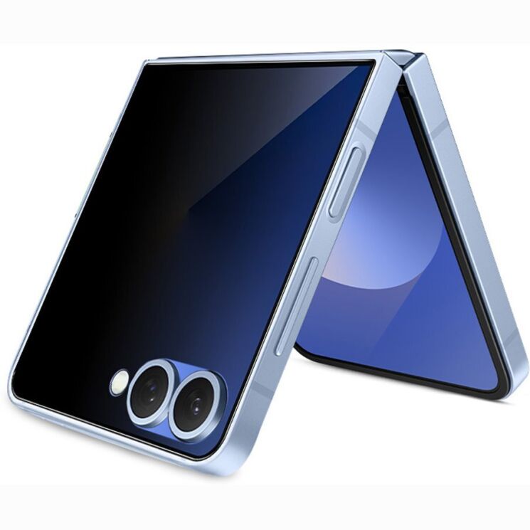 Защитное стекло IMAK Privacy 9H Protect для Samsung Galaxy Flip 7 / Flip 8 - Black (383979B) Защитное стекло IMAK Privacy 9H Protect для Samsung Galaxy Flip 7 / Flip 8 - Black: фото 6 из 8