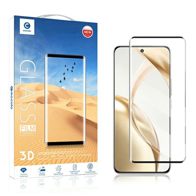 Захисне скло MOCOLO 3D Curved Full Size для Honor 200 - Black: фото 8 з 8