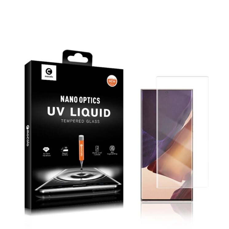 Защитное стекло MOCOLO 3D Curved UV Glass для Samsung Galaxy Note 20 Ultra (N985) (без лампы) - Black: фото 8 из 8