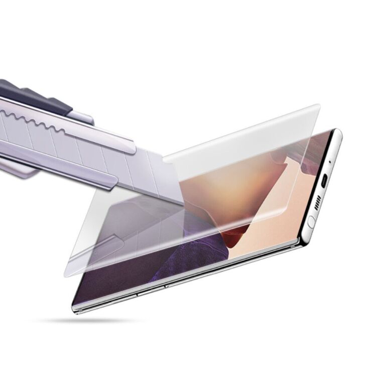 Защитное стекло MOCOLO 3D Curved UV Glass для Samsung Galaxy Note 20 Ultra (N985) (без лампы) - Black: фото 5 из 8