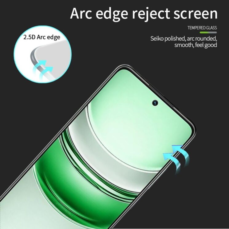 Захисне скло MOFI Full Glue Protect для Realme C75 - Black: фото 5 з 11