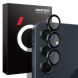 Захисне скло на камеру (3шт) NORTHJO Camera Lens Glass для Samsung Galaxy A55 (A556) - Black (353701B). Фото 3 з 5