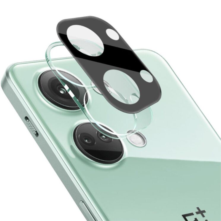 Защитное стекло на камеру IMAK Black Glass Lens для OnePlus Nord 3 / Ace 2V - Black: фото 2 из 10