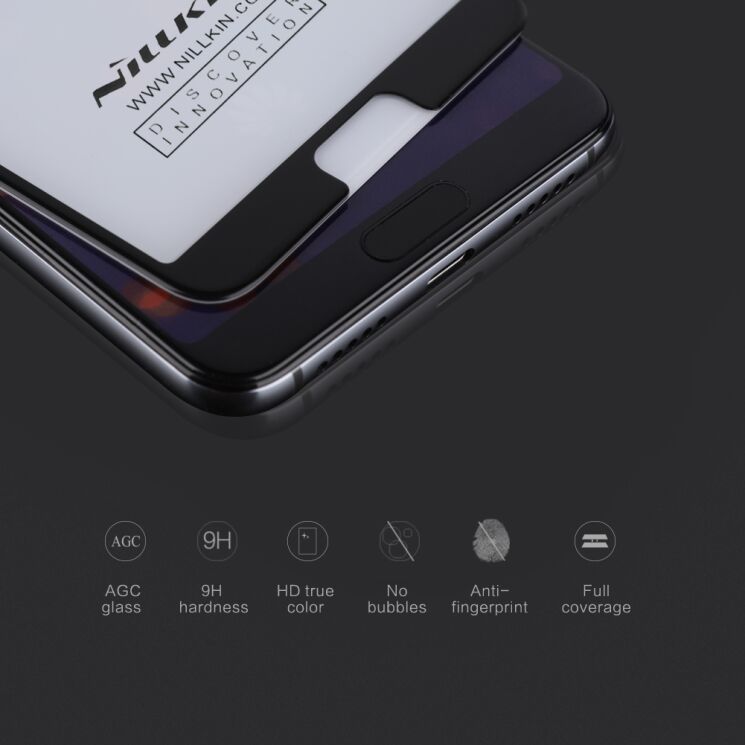 Захисне скло NILLKIN 3D CP+ MAX для Huawei P20 Pro - Black: фото 2 з 6