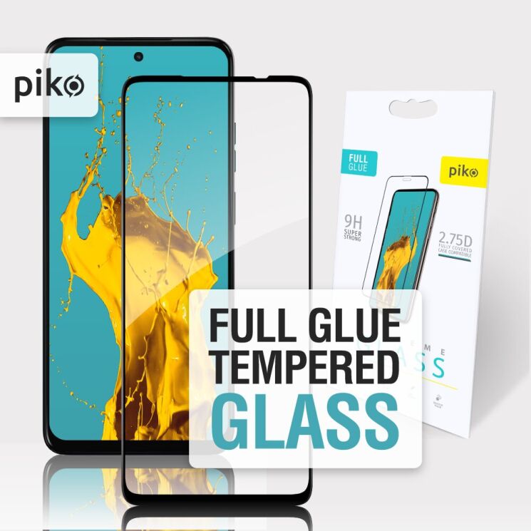 Захисне скло Piko Full Glue для Motorola Moto G17 Power - Black: фото 2 з 5