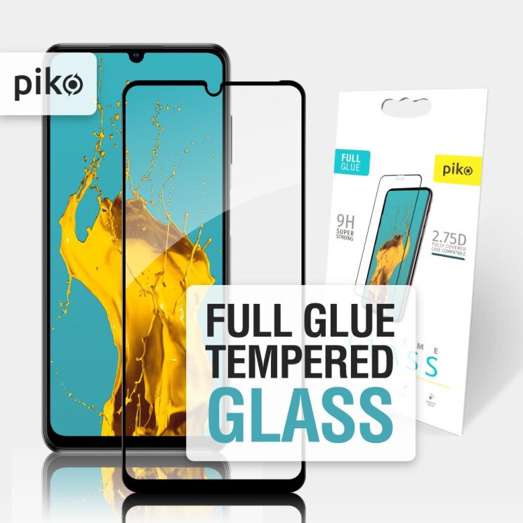 Защитное стекло Piko Full Glue для ZTE Blade V40 Vita - Black: фото 2 из 5