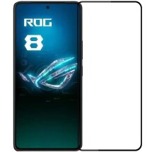 Захисне скло PINWUYO Full Glue Cover для ASUS ROG Phone 8 / 8 Pro - Black: фото 1 з 14