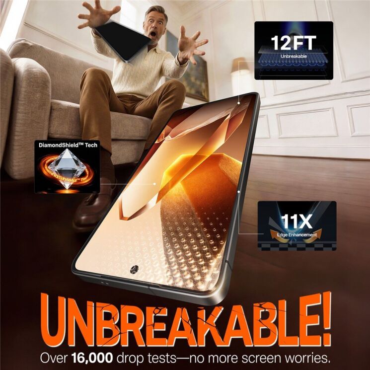 Захисне скло TORRAS GlassGo для Samsung Galaxy S26: фото 3 з 8