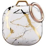 Защитный чехол AHASTYLE Marble Series для Samsung Galaxy Buds Live / Buds Pro / Buds 2 / Buds 2 Pro / Buds FE - White: фото 1 из 5