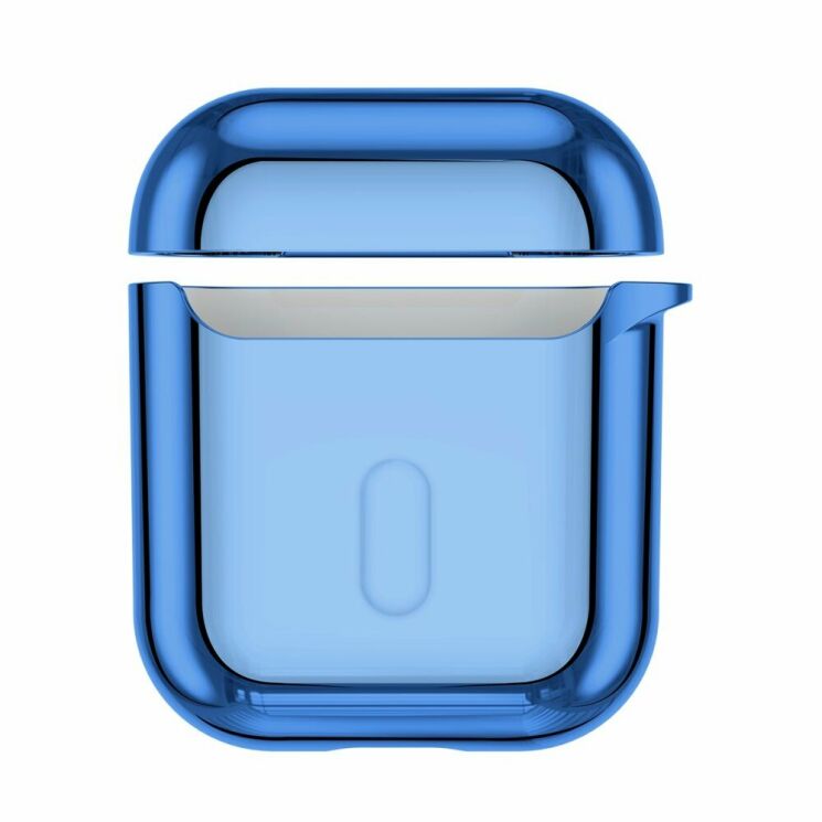 Защитный чехол BASEUS Shining Hook Case для Apple AirPods 1 / 2 - Blue: фото 2 из 25