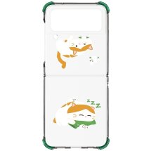 Захисний чохол Cat Catching Fish Case для Samsung Galaxy Flip 4 (GP-FPF721HIAWW) - Transparent: фото 1 з 2
