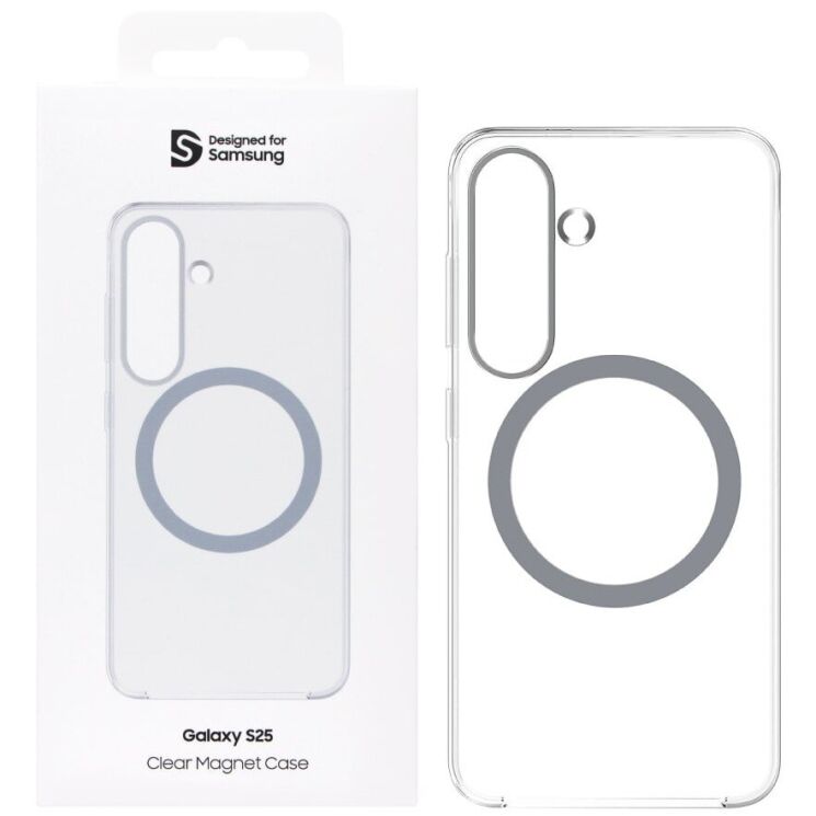Захисний чохол Clear Magnet Case для Samsung Galaxy S25 (S931) GP-FFS931YCATW - Transparent: фото 4 з 5