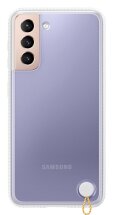 Захисний чохол Clear Protective Cover для Samsung Galaxy S21 (G991) EF-GG991CWEGRU - White: фото 1 з 2