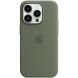 Защитный чехол Copiex Silicone Case with MagSafe для Apple iPhone 14 Pro - Olive (306636O). Фото 2 из 5