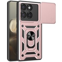 Захисний чохол Deexe Armor Shield для Motorola Edge 60 Pro - Rose Gold: фото 1 з 10