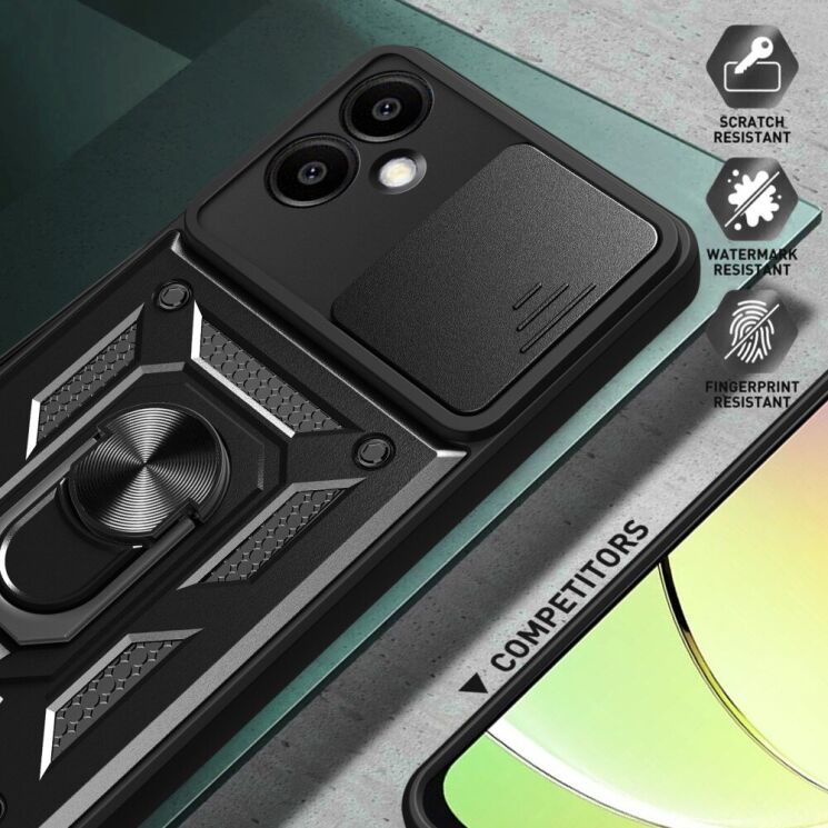 Защитный чехол Deexe Armor Shield для Samsung Galaxy A06 (A065) - Black: фото 5 из 8