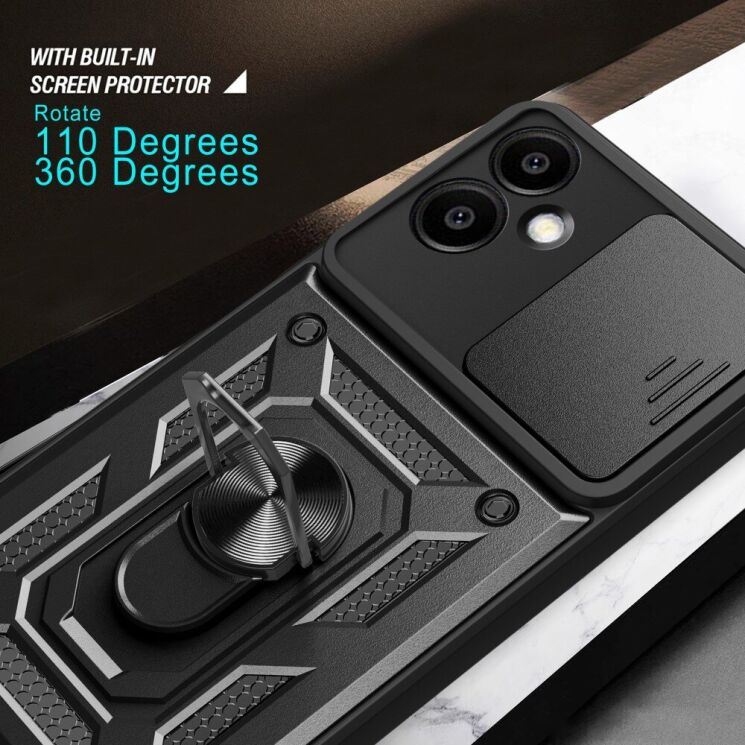 Защитный чехол Deexe Armor Shield для Samsung Galaxy A06 (A065) - Black: фото 7 из 8