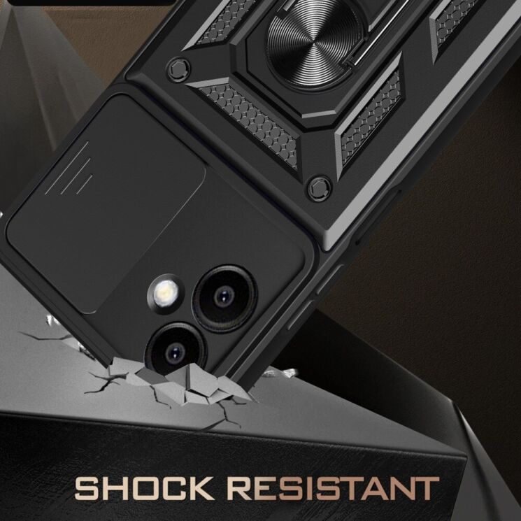 Защитный чехол Deexe Armor Shield для Samsung Galaxy A06 (A065) - Black: фото 3 из 8