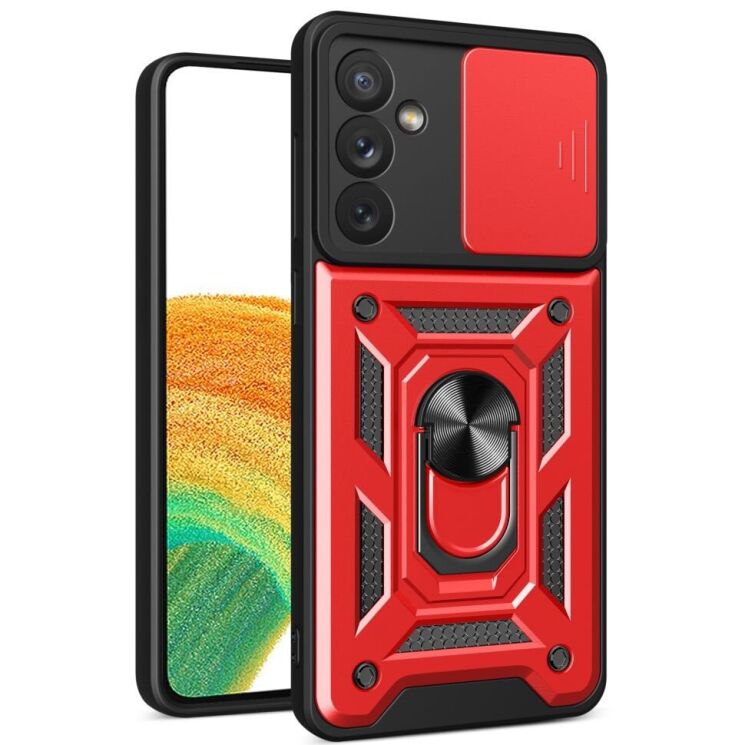 Защитный чехол Deexe Armor Shield для Samsung Galaxy A34 (A346) - Red: фото 1 из 9