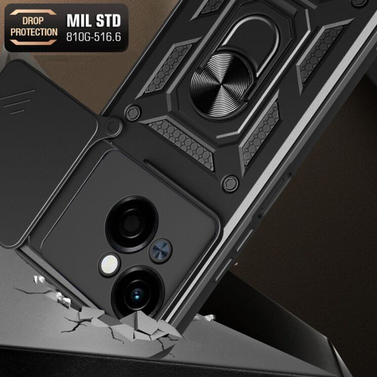 Защитный чехол Deexe Armor Shield для TECNO Spark Go 1 - Blue: фото 8 из 9