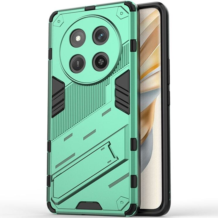 Защитный чехол Deexe Bibercas для Honor Magic 7 Lite - Green: фото 1 из 11