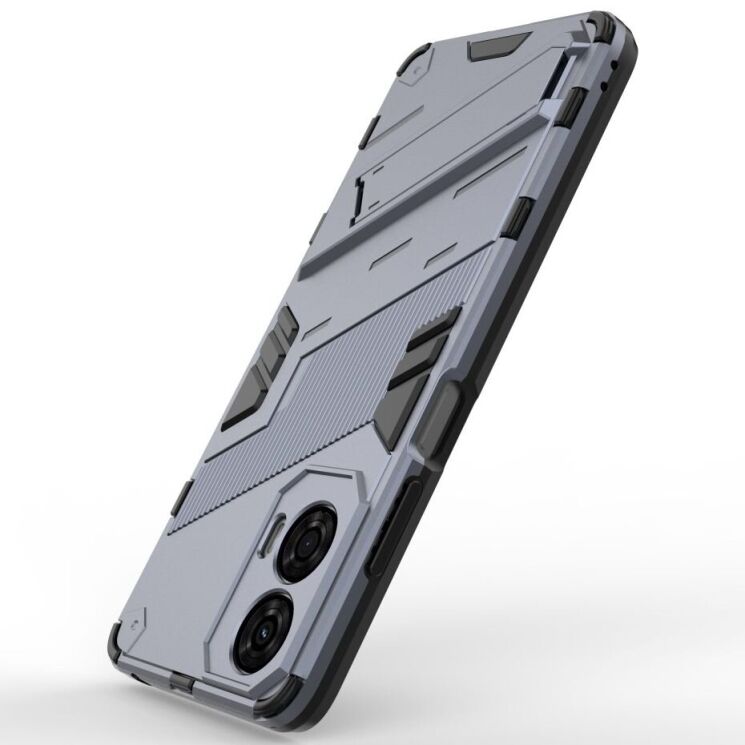Защитный чехол Deexe Bibercas для Motorola Moto G24 - Grey: фото 3 из 7