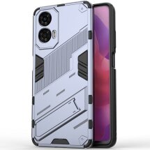 Защитный чехол Deexe Bibercas для Motorola Moto G24 - Grey: фото 1 из 7