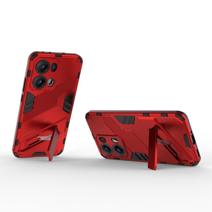 Захисний чохол Deexe Bibercas для OPPO Reno 13 Pro 5G - Red: фото 3 з 7