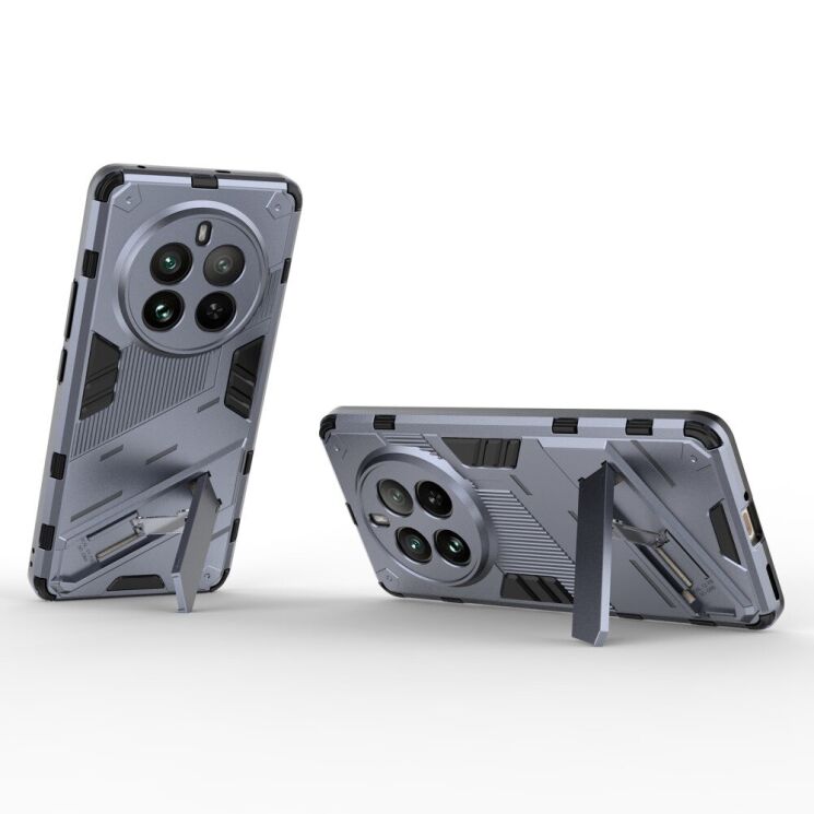 Защитный чехол Deexe Bibercas для Realme 12 Pro / 12 Pro+ - Dark Blue: фото 2 из 6