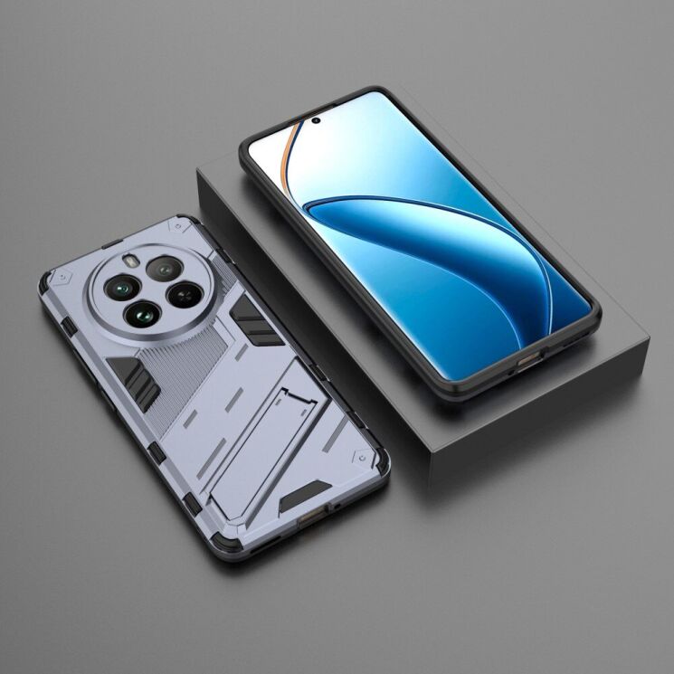 Защитный чехол Deexe Bibercas для Realme 12 Pro / 12 Pro+ - Dark Blue: фото 5 из 6
