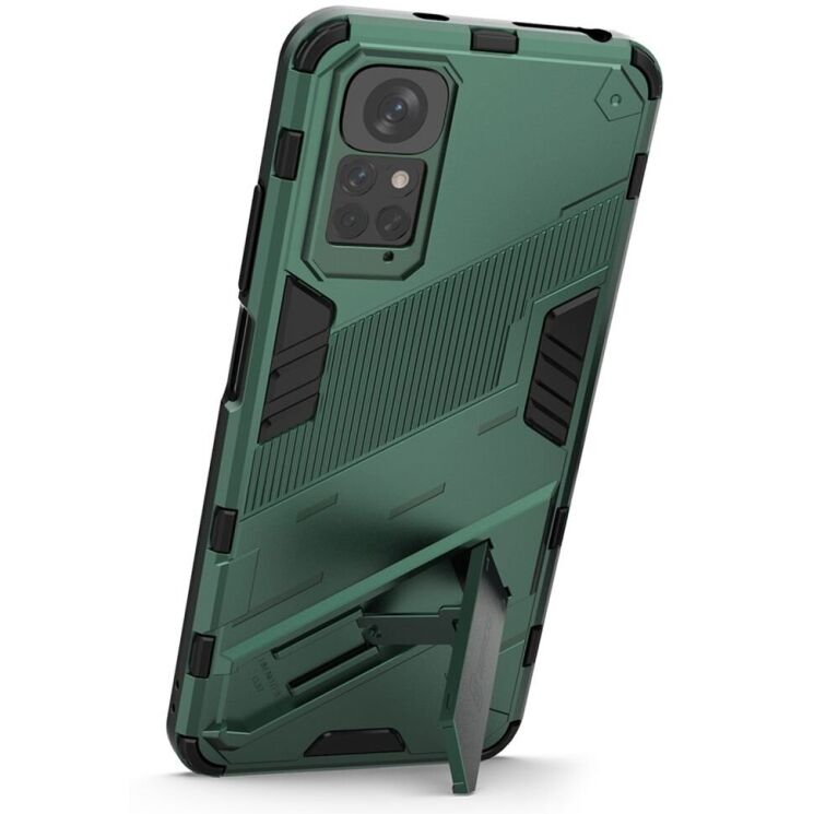 Защитный чехол Deexe Bibercas для Xiaomi Redmi Note 11 / Note 11s - Green: фото 3 из 11