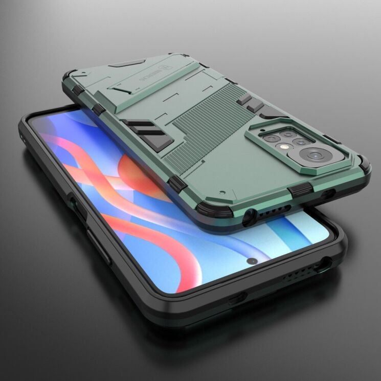 Защитный чехол Deexe Bibercas для Xiaomi Redmi Note 11 / Note 11s - Green: фото 5 из 11