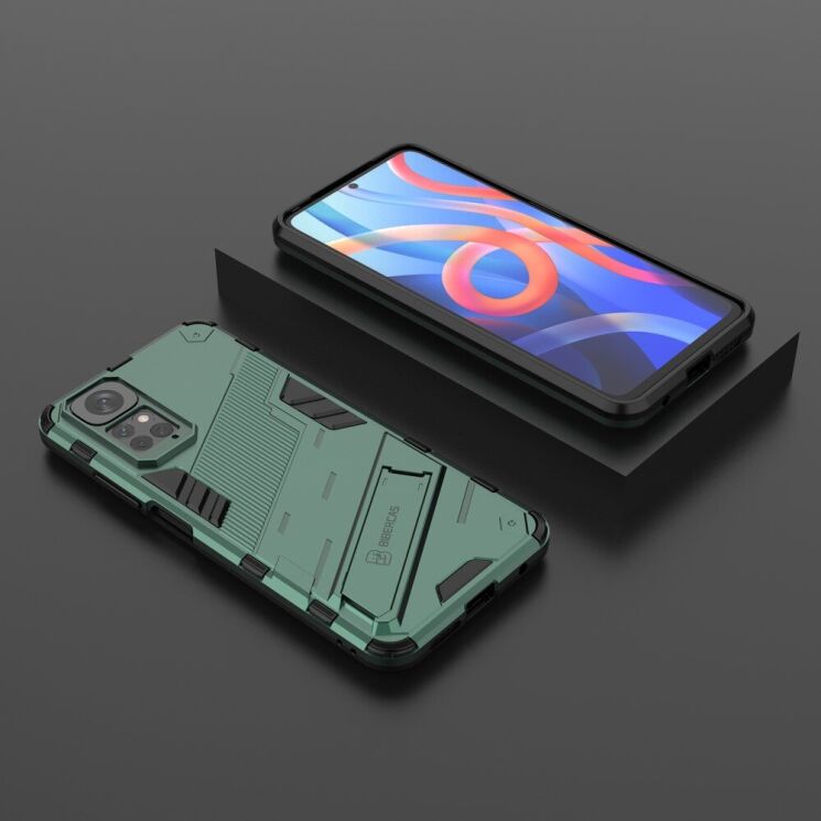 Защитный чехол Deexe Bibercas для Xiaomi Redmi Note 11 / Note 11s - Green: фото 6 из 11