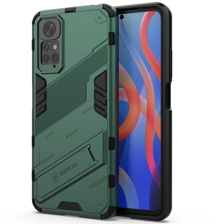 Защитный чехол Deexe Bibercas для Xiaomi Redmi Note 11 / Note 11s - Green: фото 4 из 11