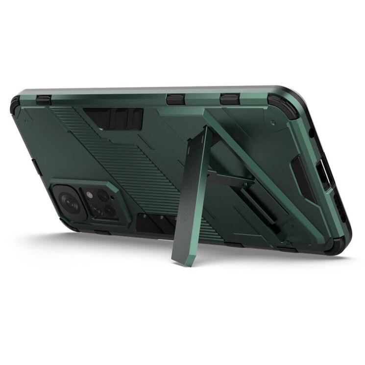 Защитный чехол Deexe Bibercas для Xiaomi Redmi Note 11 / Note 11s - Green: фото 2 из 11