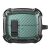 Защитный чехол Deexe Carbon Shield для Samsung Galaxy Buds 3 / Buds 3 Pro - Black / Green: фото 1 из 9