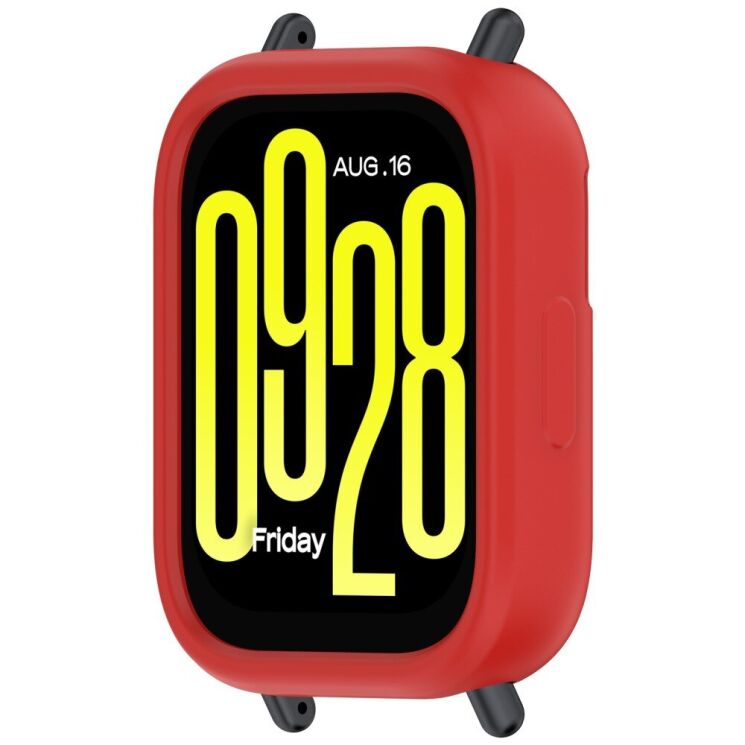 Защитный чехол Deexe Color Frame для Xiaomi Redmi Watch 5 Active - Red: фото 5 из 8