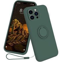 Защитный чехол Deexe Color Shell для Apple iPhone 16 Pro - Army Green: фото 1 из 6