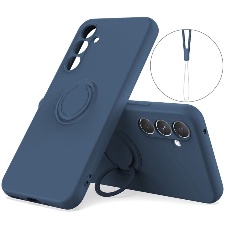 Защитный чехол Deexe Color Shell для Samsung Galaxy A24 (A245) - Midnight Blue: фото 1 из 9