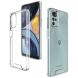 Захисний чохол Deexe Crystal Hybrid для Motorola Moto G22 - Transparent (301741T). Фото 3 з 9