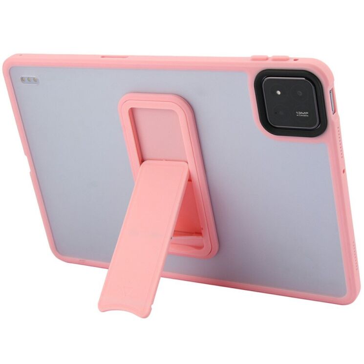Захисний чохол Deexe Crystal Kickstand для Xiaomi Pad 7 / 7 Pro - Pink: фото 2 з 10