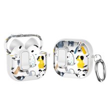 Защитный чехол Deexe Crystal Lock для AirPods 4 - Cartoon Dog: фото 1 из 9